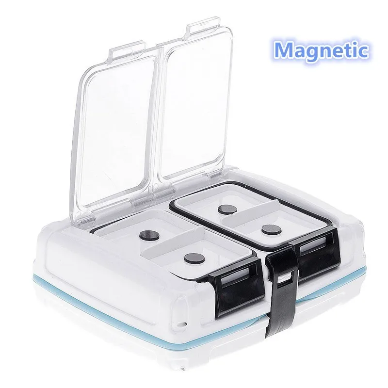 

Fishing Accessories Tools Tackle Box Portable Waterproof Plastic Feeder With Magnetic Case Pesca Peche Carp Squid Parts Box Fish