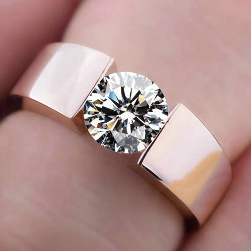Visisap Fashion Dazzling Zircon Rings for Men Women Jewelry Engagement White Gold Color Ring Dropshipping Accessories B2250
Visisap Fashion Dazzling Zircon Rings for Men Women Jewelry Engagement White Gold Color Ring Dropshipping Accessories B2250