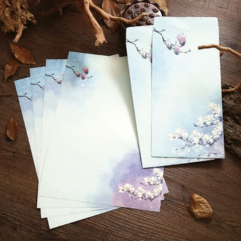 6pcs/set Stationery Lomo Card Set e26 Ink e22 Lotus Flowers Letter w16 Student Supply Envelope
6pcs/set Stationery Lomo Card Set e26 Ink e22 Lotus Flowers Letter w16 Student Supply Envelope