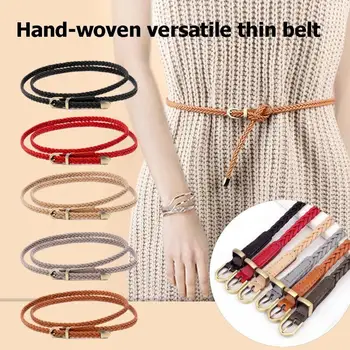 New Retro Fashion Belt Women Handmade Woven Casual Waistband Women Thin Classics Waist Belts for Dress Strap Rope Belt
New Retro Fashion Belt Women Handmade Woven Casual Waistband Women Thin Classics Waist Belts for Dress Strap Rope Belt