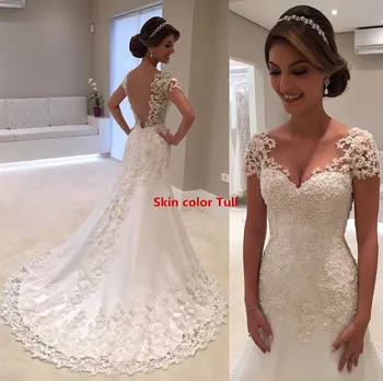 African Lace Appliques Mermaid Wedding Dresses 2019 Vestido De Noiva Handmade Black Women Girls Short Sleeve Bridal Gowns
African Lace Appliques Mermaid Wedding Dresses 2019 Vestido De Noiva Handmade Black Women Girls Short Sleeve Bridal Gowns