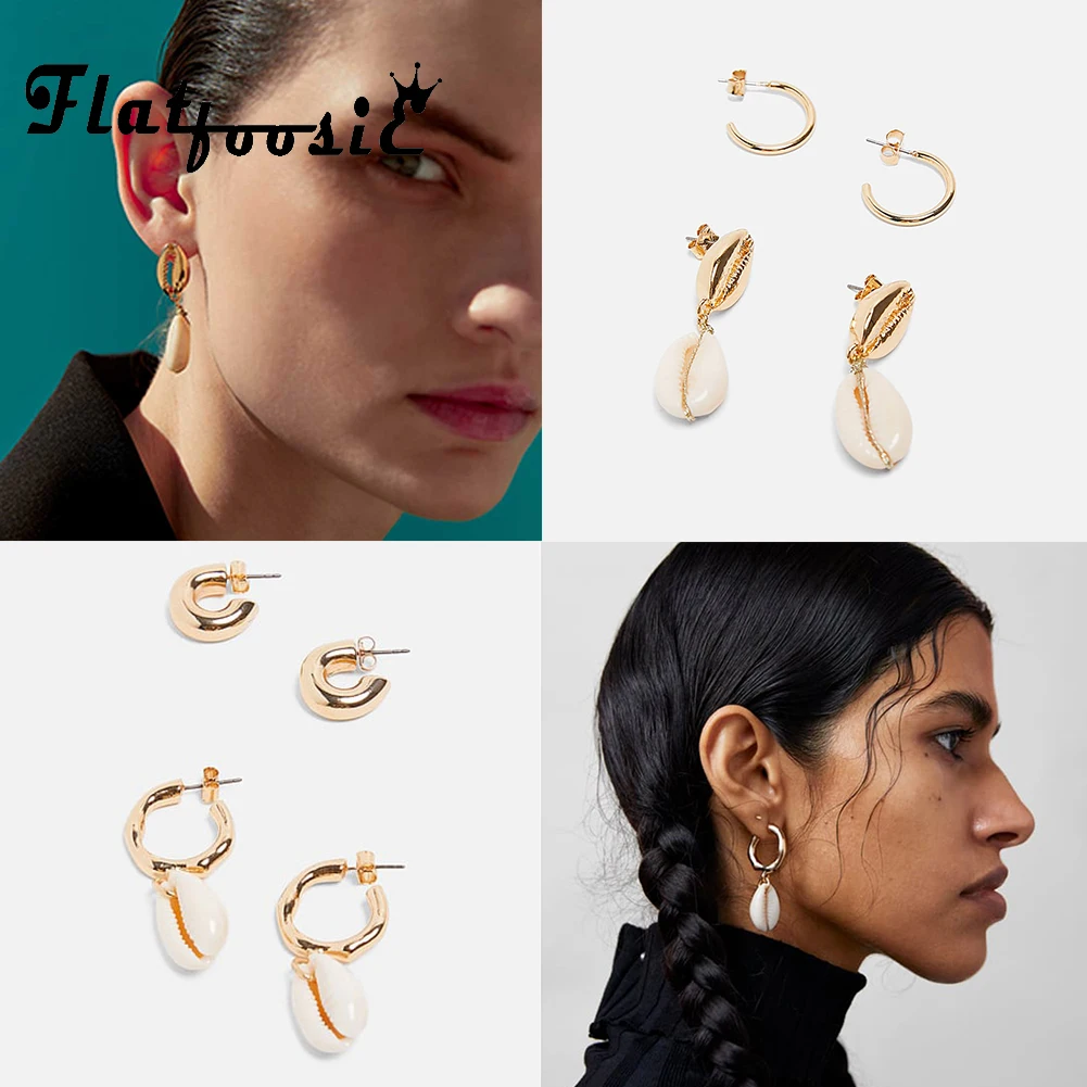 Flatfoosie 2019 New Trendy Za Shell Drop Earrings Jewelry Earring For Women Fashion Vintage Metal Jewelry Boho Wedding Party
Flatfoosie 2019 New Trendy Za Shell Drop Earrings Jewelry Earring For Women Fashion Vintage Metal Jewelry Boho Wedding Party