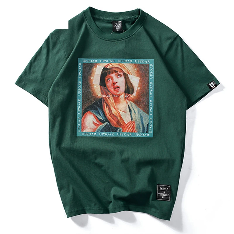 Virgin Mary Men's Hip Hop T Shirt Funny Printed Short Sleeve Men Streetwear 2019 Summer Spring T-shirts Cotton Tops Tees Hs004
Virgin Mary Men's Hip Hop T Shirt Funny Printed Short Sleeve Men Streetwear 2019 Summer Spring T-shirts Cotton Tops Tees Hs004