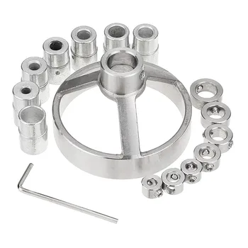 DANIU 16pcs Drill Guide Hole Vertical Pocket Jig 5/6/7/8/9/10/12mm 90 Degree Drill Hole Punch Locator Kit Woodworking Tools
DANIU 16pcs Drill Guide Hole Vertical Pocket Jig 5/6/7/8/9/10/12mm 90 Degree Drill Hole Punch Locator Kit Woodworking Tools