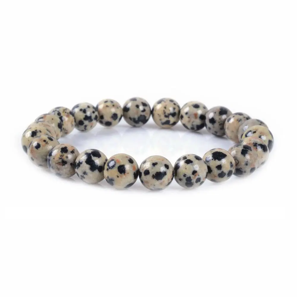 Classic jewelry Semi Precious stone 8mm Dalmatian Jaspis beads stretch bracelet for fahsion women
Classic jewelry Semi Precious stone 8mm Dalmatian Jaspis beads stretch bracelet for fahsion women