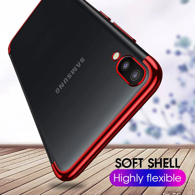 Plating Soft Transparent TPU Silicone Full Protective Cover For Samsung Galaxy A10 A30 A40S A50 Case M10 M20 M30 NOTE 8 9 S10 S9
Plating Soft Transparent TPU Silicone Full Protective Cover For Samsung Galaxy A10 A30 A40S A50 Case M10 M20 M30 NOTE 8 9 S10 S9