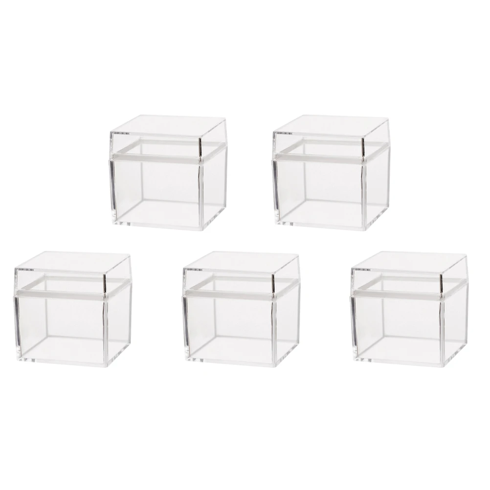 Gift Box 5PCS Food Storage Box Food Grade Environmental Square Transparent Plastic Candy Box Creative Jewelry Box
Gift Box 5PCS Food Storage Box Food Grade Environmental Square Transparent Plastic Candy Box Creative Jewelry Box
