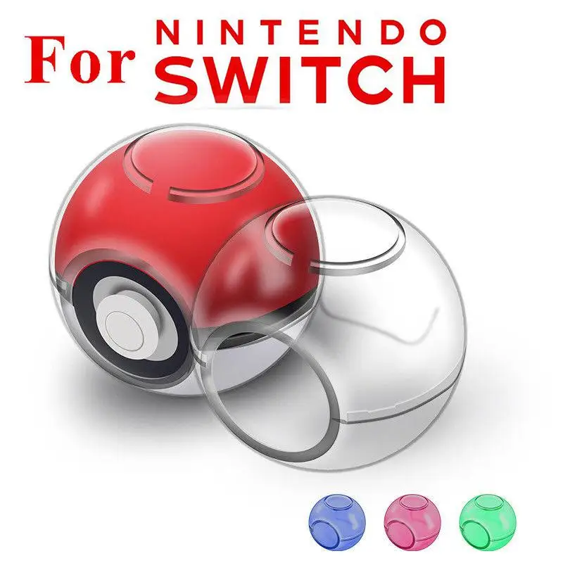 2pcs/lot Nintend Switch Guards Transparent Crystal Cover Case for NS Poke Ball Plus Controller Pokeball Eevee r20 | Электроника