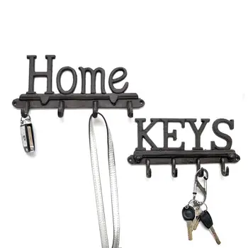 Key Holder HOME KEYS Wall Mounted Key Holder with 4 Hooks Screws Anchors Decorative Cast Iron Key Rack
Key Holder HOME KEYS Wall Mounted Key Holder with 4 Hooks Screws Anchors Decorative Cast Iron Key Rack