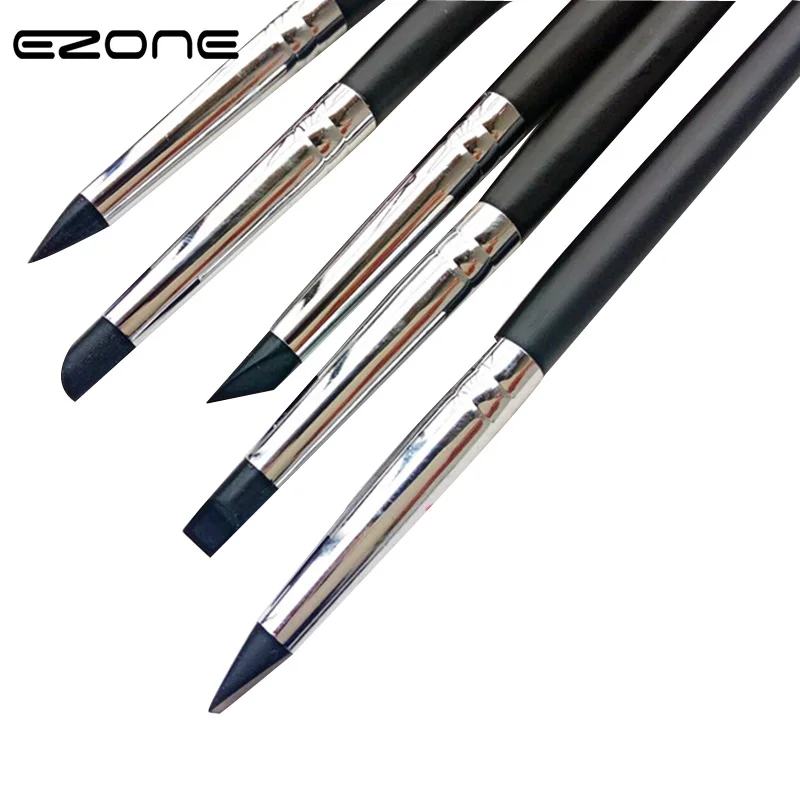 EZONE 5PCS Paint Brush For Nail Art Oil Painting Different Size Shape Watercolor Oil Painting Silicone Brushes School Supply
EZONE 5PCS Paint Brush For Nail Art Oil Painting Different Size Shape Watercolor Oil Painting Silicone Brushes School Supply