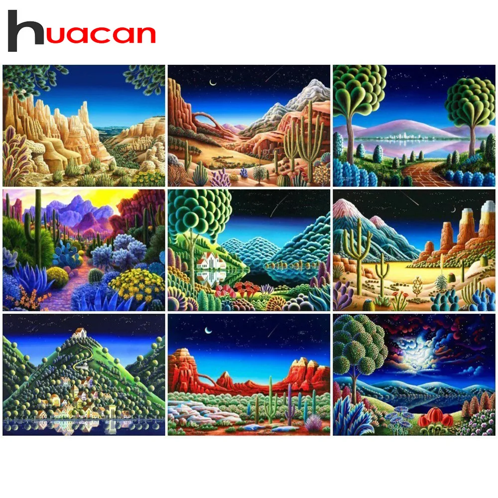 Huacan Diy Diamond Painting Full Square Scenic Diamond Embroidery Spring Rhinestones Diamond Mosaic Cross Stitch Decorative
Huacan Diy Diamond Painting Full Square Scenic Diamond Embroidery Spring Rhinestones Diamond Mosaic Cross Stitch Decorative