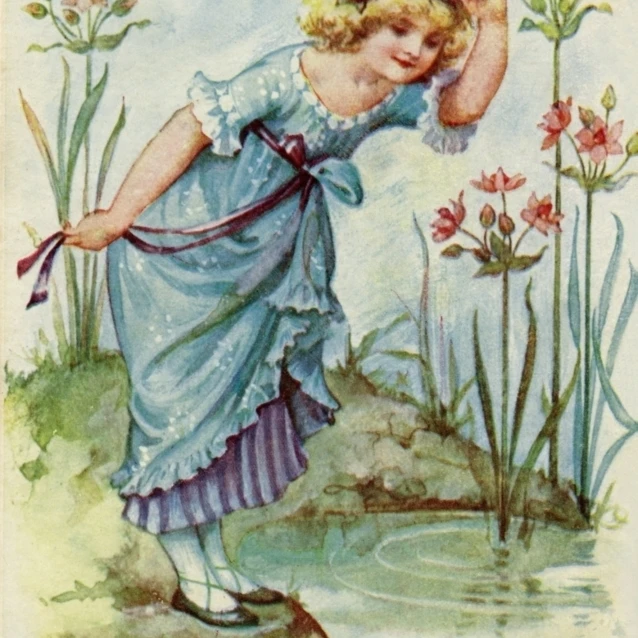 Фото Monday'S Child By May Bowley постер печать Мэри эванспир & Dawn Cope Collection (18X24) | Дом и сад