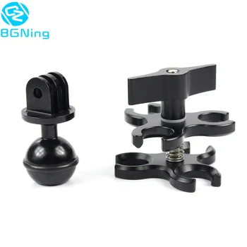 3-Hole Triple Butterfly Clip Clamp Mount + Ball Head Adapter for Scuba Diving Lights Arm Fixture LED For Hero 5/4/3 Camera Parts
3-Hole Triple Butterfly Clip Clamp Mount + Ball Head Adapter for Scuba Diving Lights Arm Fixture LED For Hero 5/4/3 Camera Parts