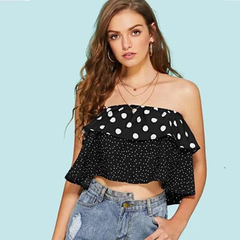 Vintage Women Summer Blouse Off Shoulder Horn Sleeve Sexy Tops Polka Dot Print Leaf Cover Up Tops Casual Beach Shirts Wholesale
Vintage Women Summer Blouse Off Shoulder Horn Sleeve Sexy Tops Polka Dot Print Leaf Cover Up Tops Casual Beach Shirts Wholesale