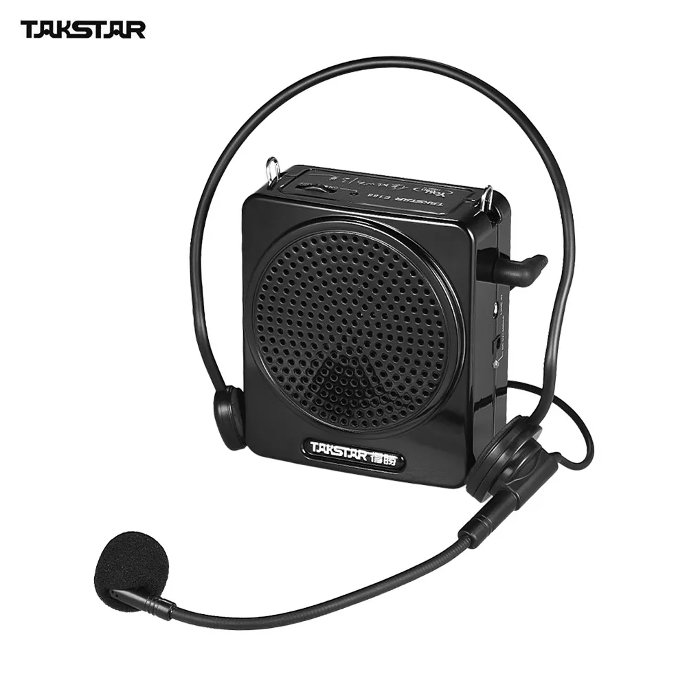 TAKSTAR E188 10W Digital Voice Amplifier Rechargeable Voice Amp with Headworn Microphone LINE Input for Guides Presentations
TAKSTAR E188 10W Digital Voice Amplifier Rechargeable Voice Amp with Headworn Microphone LINE Input for Guides Presentations