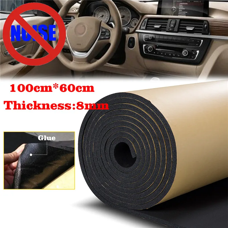 60cmx100cm 8mm Auto Sound Insulation Pad Soundproof Firewall Directly Pasted Noise Isolating Deadener Insulation For The Car
60cmx100cm 8mm Auto Sound Insulation Pad Soundproof Firewall Directly Pasted Noise Isolating Deadener Insulation For The Car