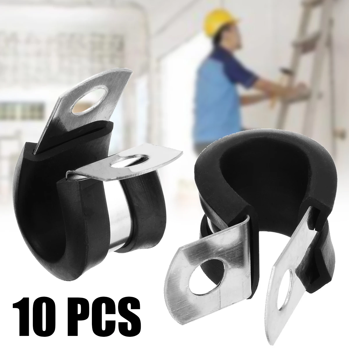 10Pcs 12mm High Quality P Clips Rubber Lined Clips Stainless Steel Tube Pipe Cable Mounting Bracket Mayitr
10Pcs 12mm High Quality P Clips Rubber Lined Clips Stainless Steel Tube Pipe Cable Mounting Bracket Mayitr