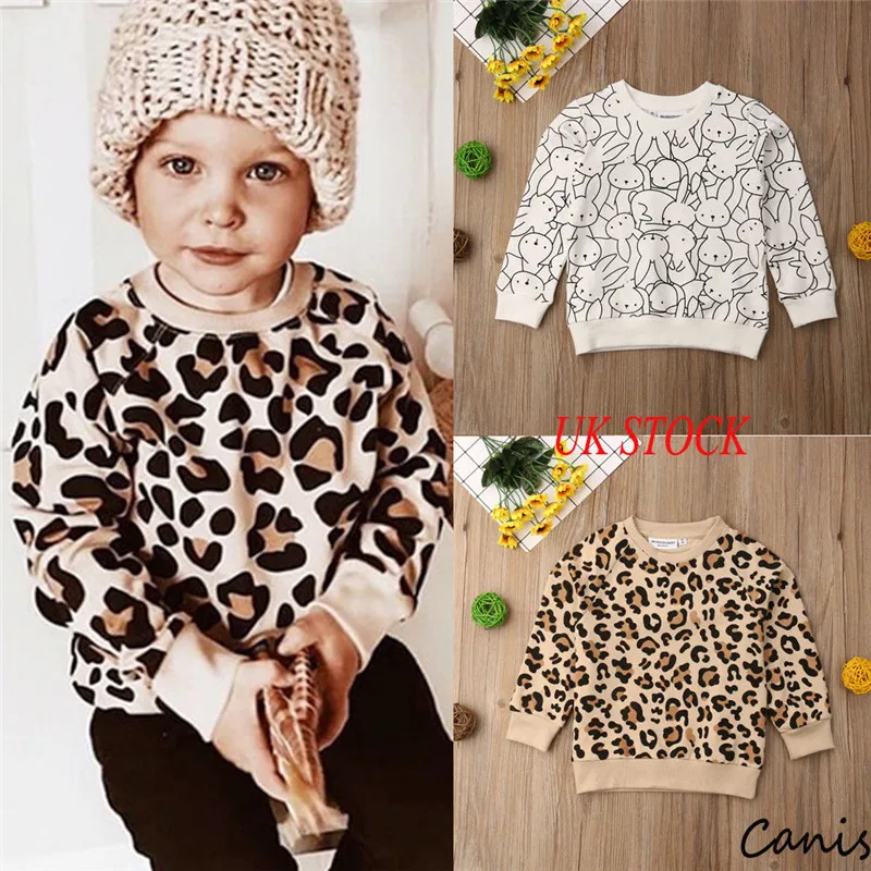 1-7Y Toddler Kid Baby Boy Girl Autumn Spring Bunny Leopard Long Sleeve T-shirt Tops Sweatshirt Pullover Baby Clothes Outfits
1-7Y Toddler Kid Baby Boy Girl Autumn Spring Bunny Leopard Long Sleeve T-shirt Tops Sweatshirt Pullover Baby Clothes Outfits