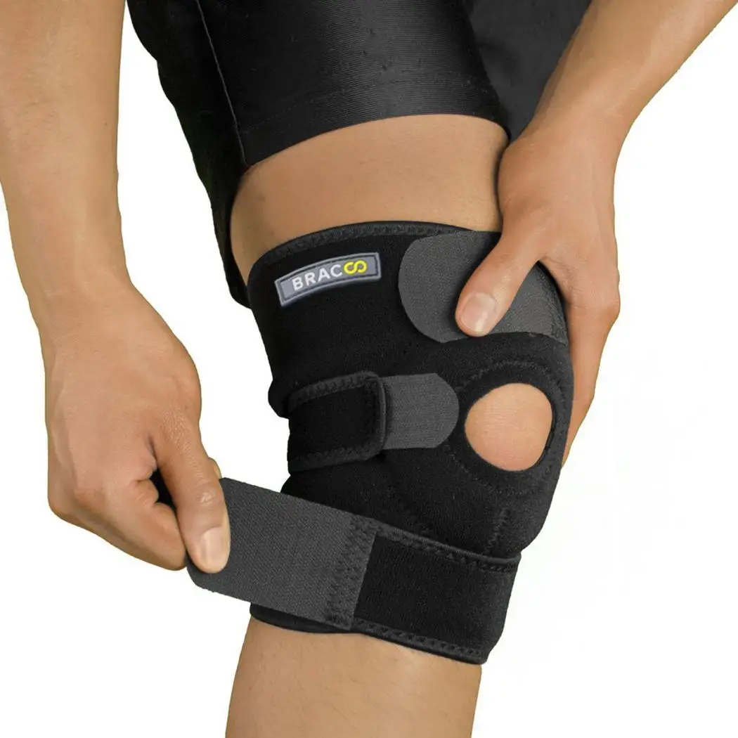 

Pain Relief Neoprene Knee Support Brace Basketball, Mountaineering, Football, etc Protector Unisex Black Belt