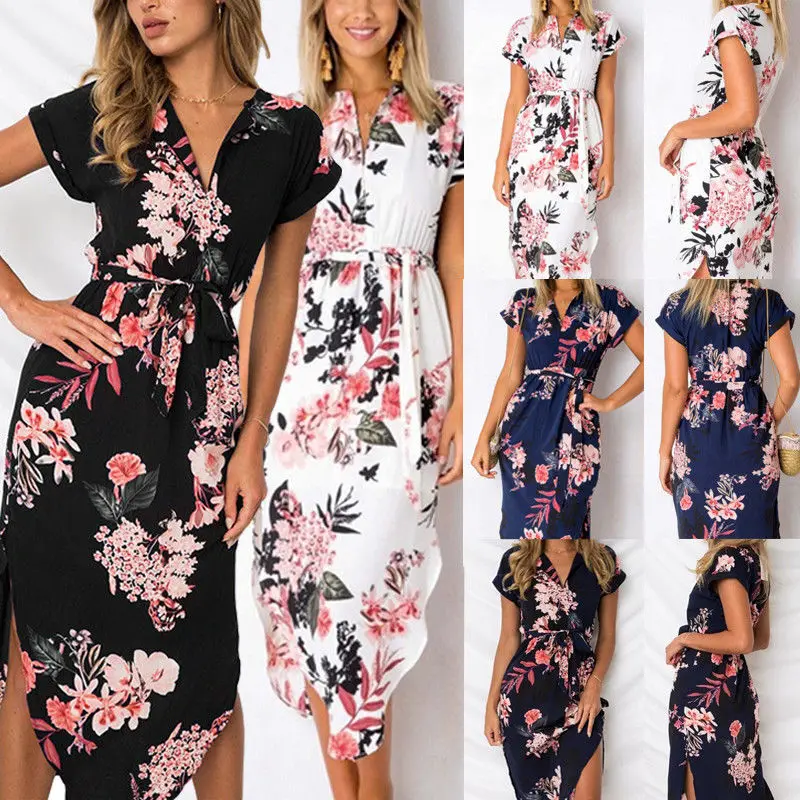 Women Boho Holiday Fashion Elegant Dress Ladies Cocktail Party Summer Beach Sundress Comfortable Daily Clothes
Women Boho Holiday Fashion Elegant Dress Ladies Cocktail Party Summer Beach Sundress Comfortable Daily Clothes