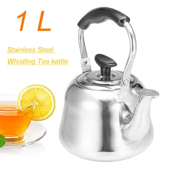 1L Whistling Water Kettle induction cooker Thicken Stainless Steel Tea Coffee Maker Water Boiler home Kitchen Travel Camping
1L Whistling Water Kettle induction cooker Thicken Stainless Steel Tea Coffee Maker Water Boiler home Kitchen Travel Camping