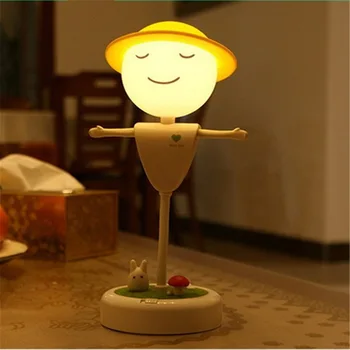 Cute Man Of Straw Led Night Light Lamp For Kids Bedroom Art Decor Light Flexible Vibration Sensor Usb Led Light Bedside Lamp
Cute Man Of Straw Led Night Light Lamp For Kids Bedroom Art Decor Light Flexible Vibration Sensor Usb Led Light Bedside Lamp