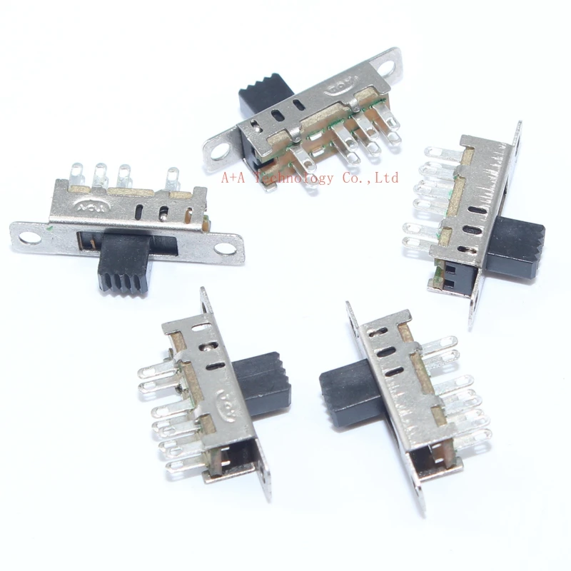 5Pcs SS23E04 Double Toggle Switch 8 Pins 3 files 2P3T DP3T Handle high 5mm small slide switch
5Pcs SS23E04 Double Toggle Switch 8 Pins 3 files 2P3T DP3T Handle high 5mm small slide switch