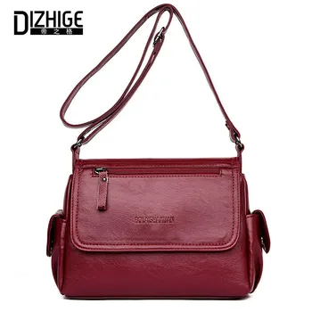 DIZHIGE Luxury Handbags Women Bags Leather Designer High Quality Female Vintage Crossbody Bags For Women Shoulder Flap Bags Sac
DIZHIGE Luxury Handbags Women Bags Leather Designer High Quality Female Vintage Crossbody Bags For Women Shoulder Flap Bags Sac