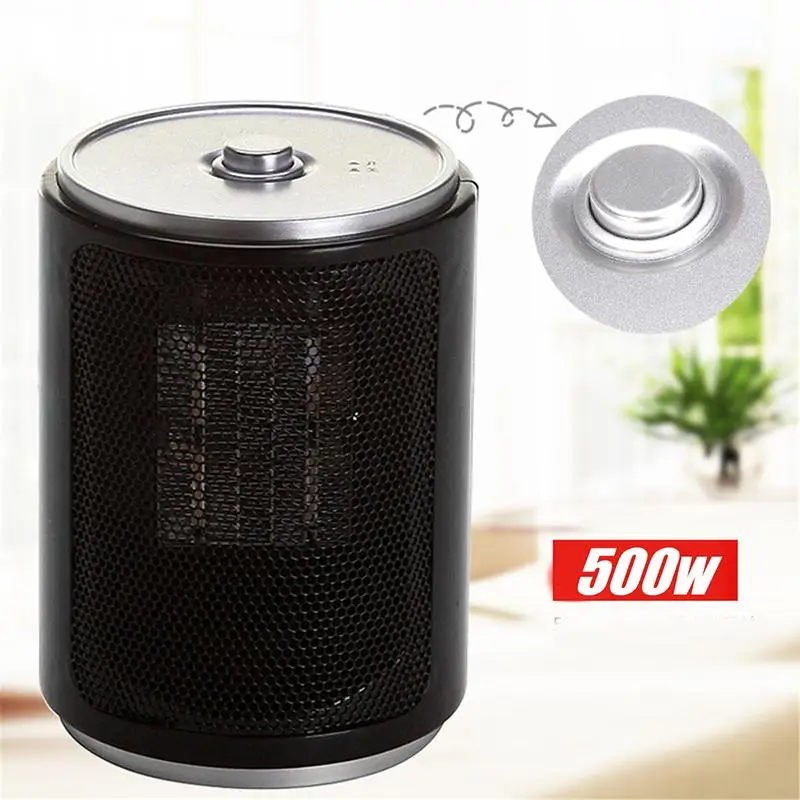 Portable 500W Electric Heater Desktop Mini Air Heater Fan Portable Home Warmer Heating PTC Ceramic Winter Heaters Black 220V
Portable 500W Electric Heater Desktop Mini Air Heater Fan Portable Home Warmer Heating PTC Ceramic Winter Heaters Black 220V