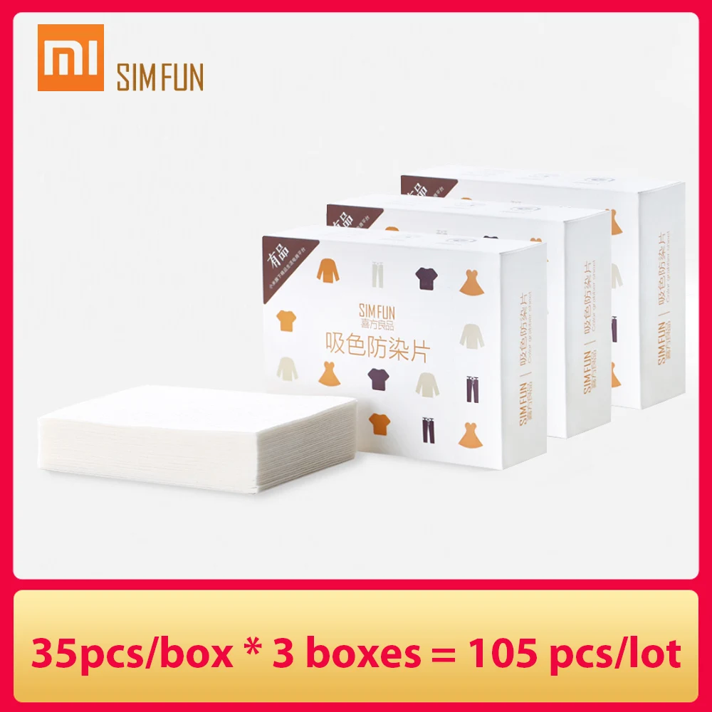 35pcs/lot Xiaomi SIMUFN Laundry Anti Cloth Dyed Sheets Leaves Laundry Color Run Remove Sheet Color Catcher in Washing Machine
35pcs/lot Xiaomi SIMUFN Laundry Anti Cloth Dyed Sheets Leaves Laundry Color Run Remove Sheet Color Catcher in Washing Machine