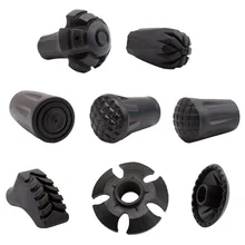 Cesta de neve esporte trekking pólo nordic borracha acampamento caminhada protetor escalada substituição alpenstock tampa ponta ao ar livre caminhada vara cana(China)