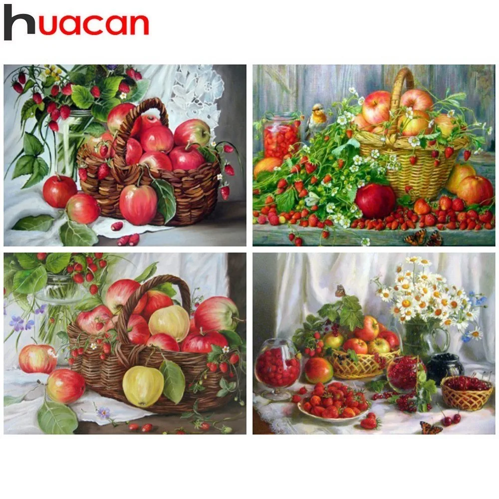 Huacan Diamond Embroidery Sale Flower 5D Cross Stitch Diamond Painting Rhinestones Full Square Fruits Handicraft Mosaic Set Gift
Huacan Diamond Embroidery Sale Flower 5D Cross Stitch Diamond Painting Rhinestones Full Square Fruits Handicraft Mosaic Set Gift