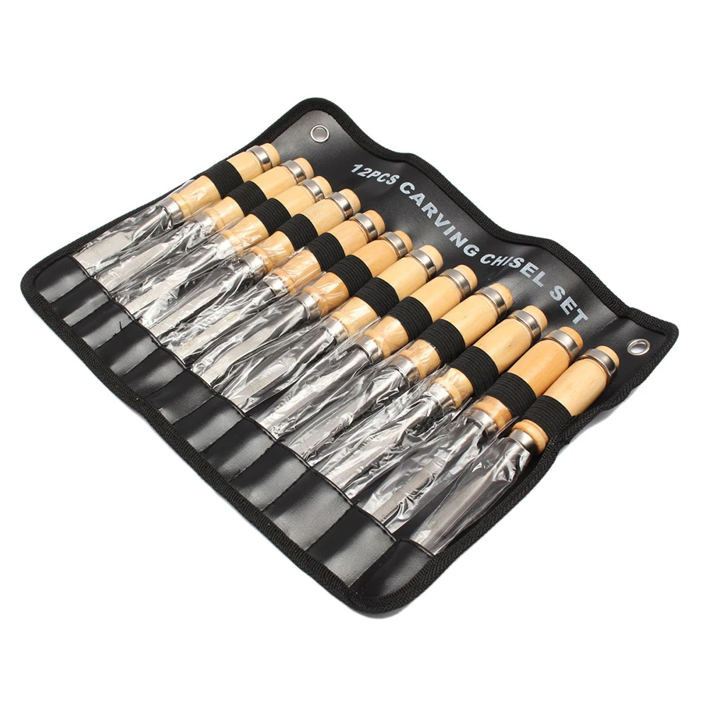 KKmoon 12Pcs Wood Carving Chisel Set Woodworking Tool Carpentry Tool Professional Gouges
KKmoon 12Pcs Wood Carving Chisel Set Woodworking Tool Carpentry Tool Professional Gouges