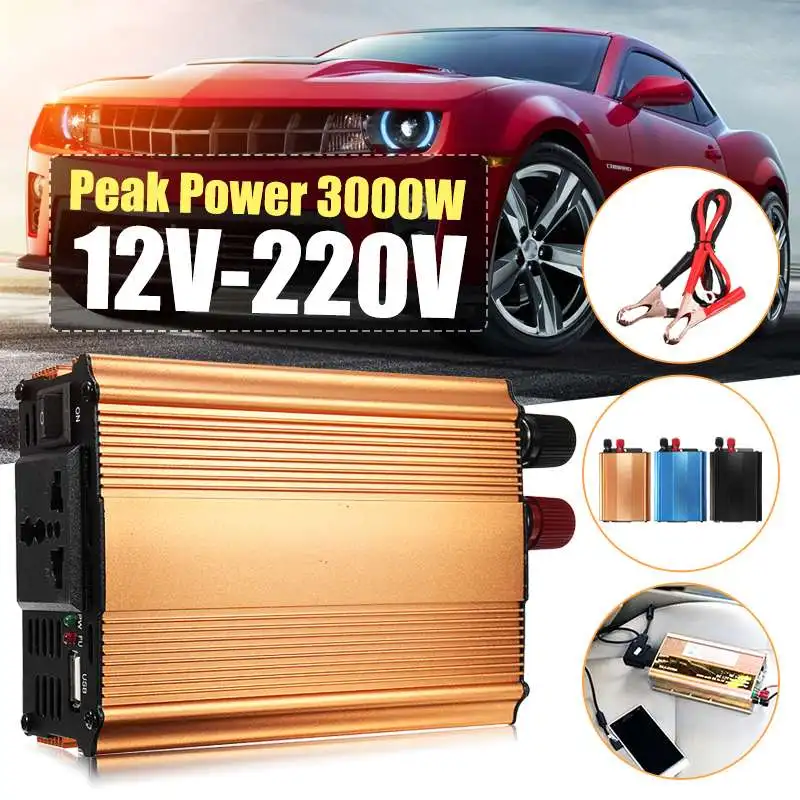 Becornce DC 12V To AC 220V Solar Power Inverter 500W Modified Sine Wave Converter for car and truck
Becornce DC 12V To AC 220V Solar Power Inverter 500W Modified Sine Wave Converter for car and truck