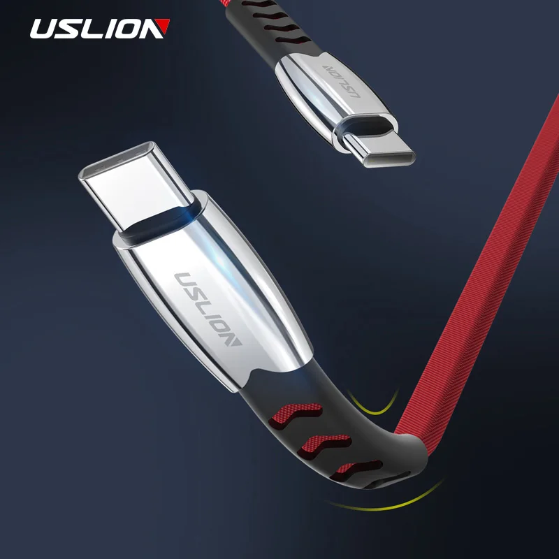 USLION USB Type C Cable for Samsung Galaxy S10 S9 Plus USB-C Mobile Phone Fast Charging Type-C Cable for xiaomi huawei USB Cord
USLION USB Type C Cable for Samsung Galaxy S10 S9 Plus USB-C Mobile Phone Fast Charging Type-C Cable for xiaomi huawei USB Cord