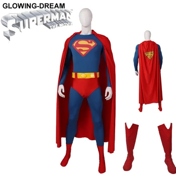 Glowing Dream Newest Superman Cosplay Costume 1978 Superman Costume With Belt Old TV Superman Outfit Relief Logo Superman Suit
Glowing Dream Newest Superman Cosplay Costume 1978 Superman Costume With Belt Old TV Superman Outfit Relief Logo Superman Suit