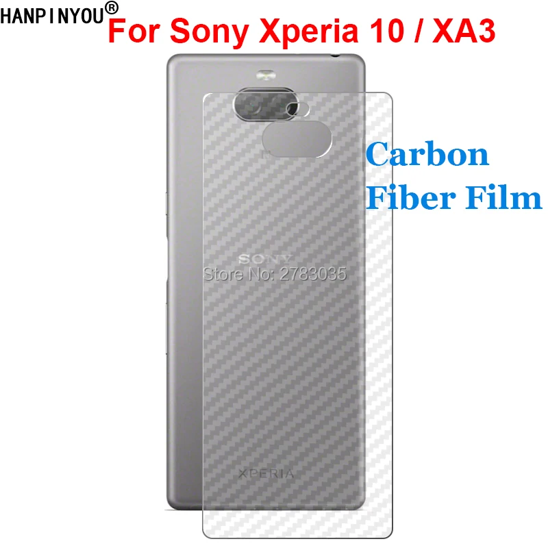 For Sony Xperia 10 / XA3 6.0" 3D Anti-fingerprint Carbon Fiber Back Film Rear Screen Protector (Not Tempered Glass)
For Sony Xperia 10 / XA3 6.0" 3D Anti-fingerprint Carbon Fiber Back Film Rear Screen Protector (Not Tempered Glass)
