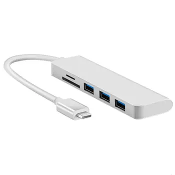 USB-C HUB Type-C to 3 Ports USB3.0 TF Memory Card Reader OTG Adapter Splitter Cable for MacBook MateBook
USB-C HUB Type-C to 3 Ports USB3.0 TF Memory Card Reader OTG Adapter Splitter Cable for MacBook MateBook