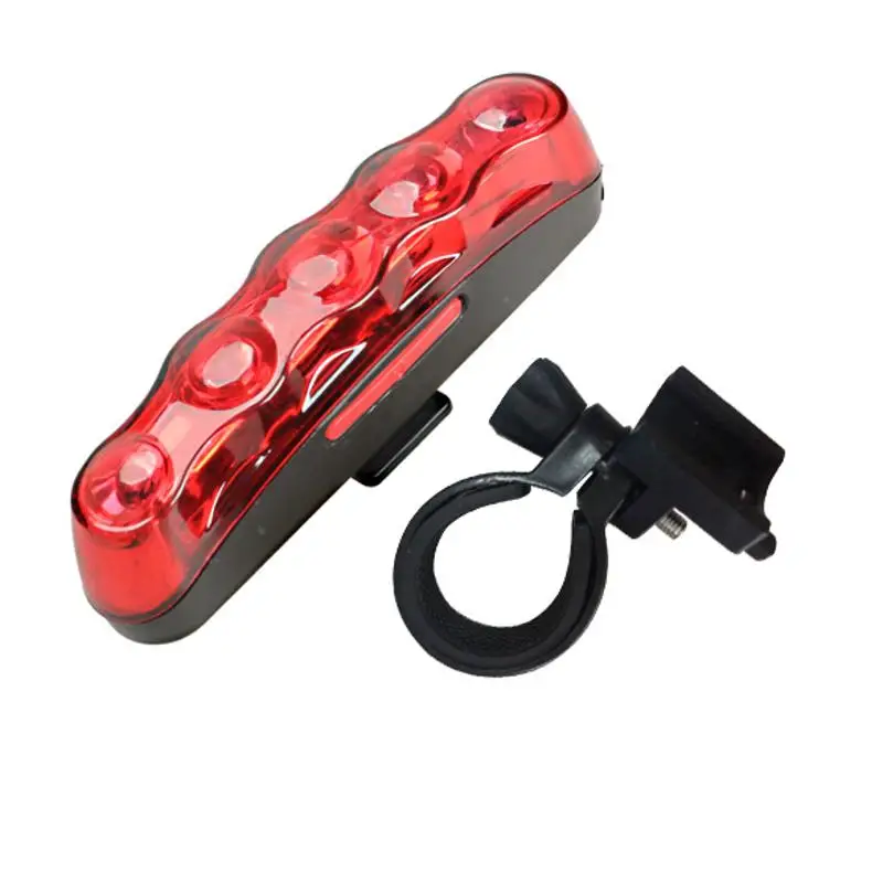 5 LED 3 Mode Waterproof Bike Light High Power Cycling Safety Red Rear Tail Lamp Anti-shock Bicycle Light with Bracket New Type
5 LED 3 Mode Waterproof Bike Light High Power Cycling Safety Red Rear Tail Lamp Anti-shock Bicycle Light with Bracket New Type