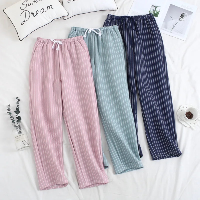 Household Striped Pants Women Cotton Pajamas Pants Thickening Leisure Trousers Knitting Colored Cotton Keep Warm Air Layer Loose
Household Striped Pants Women Cotton Pajamas Pants Thickening Leisure Trousers Knitting Colored Cotton Keep Warm Air Layer Loose