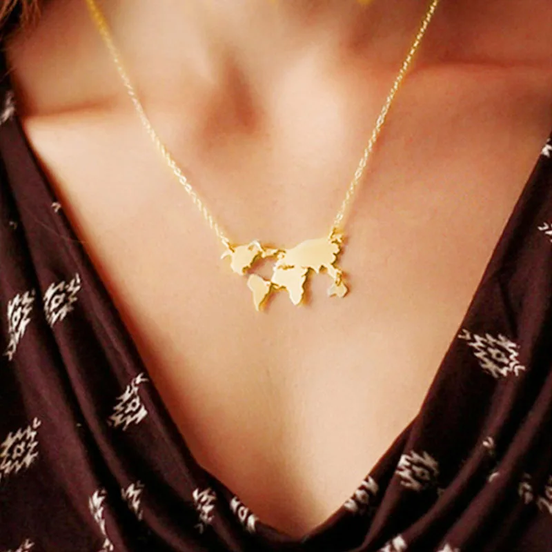 Sale World Map Necklace Women Geometric Necklace Round Vintage Origami Circle Necklaces & Pendants Jewelry Drop Shipping
Sale World Map Necklace Women Geometric Necklace Round Vintage Origami Circle Necklaces & Pendants Jewelry Drop Shipping