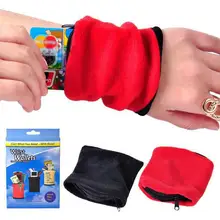 Correndo saco de zíper de pulso carteira bolsa esportes braço banda saco de pulso para mp3 cartão chave de armazenamento caso basquete pulseira sweatband(China)