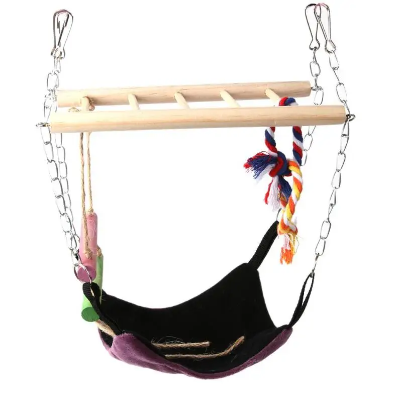 Pet Animal Hammock Ladder Toys for Hamster Parrots Hanging Bridge Climbing Toys Small Animal Hamster Cage Pet Products
Pet Animal Hammock Ladder Toys for Hamster Parrots Hanging Bridge Climbing Toys Small Animal Hamster Cage Pet Products