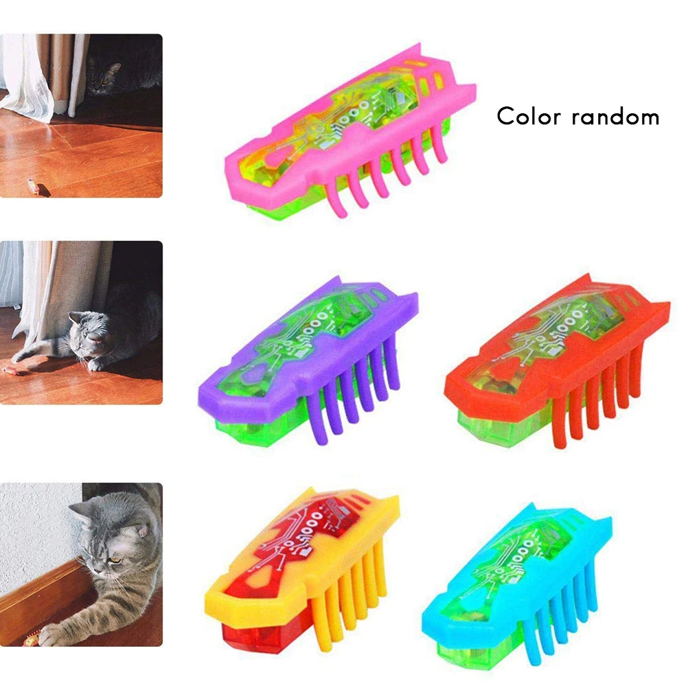 Powered Fast Moving Micro Robotic Bug Toy Pet Cat Automatic Cat Agility Toys for Cat Kitty Small Dog Entertaining Exercise Gift
Powered Fast Moving Micro Robotic Bug Toy Pet Cat Automatic Cat Agility Toys for Cat Kitty Small Dog Entertaining Exercise Gift