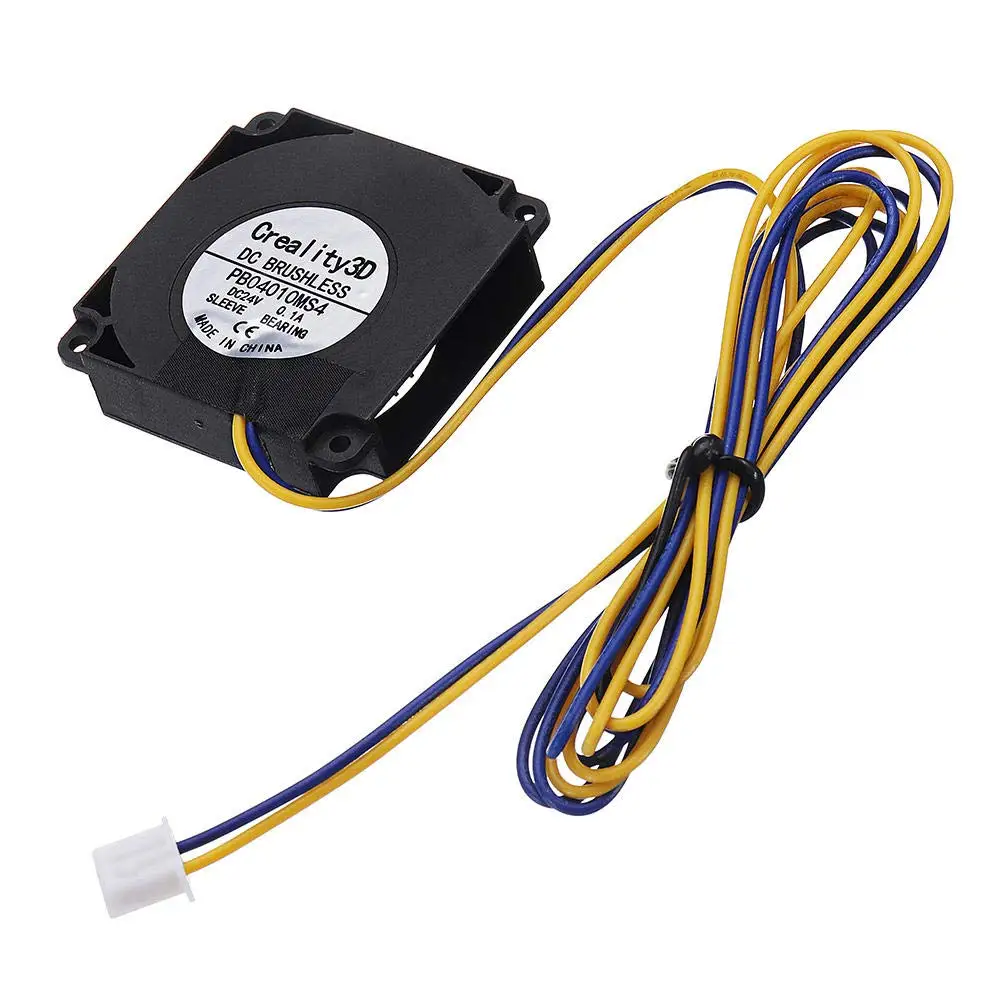 Ender 3 4010 air-blower 40*40*10mm DC24V 0.1A High Speed DC Brushless Nozzle Cooling Fan for Ender-3 3S PRO 3D Printer parts
Ender 3 4010 air-blower 40*40*10mm DC24V 0.1A High Speed DC Brushless Nozzle Cooling Fan for Ender-3 3S PRO 3D Printer parts