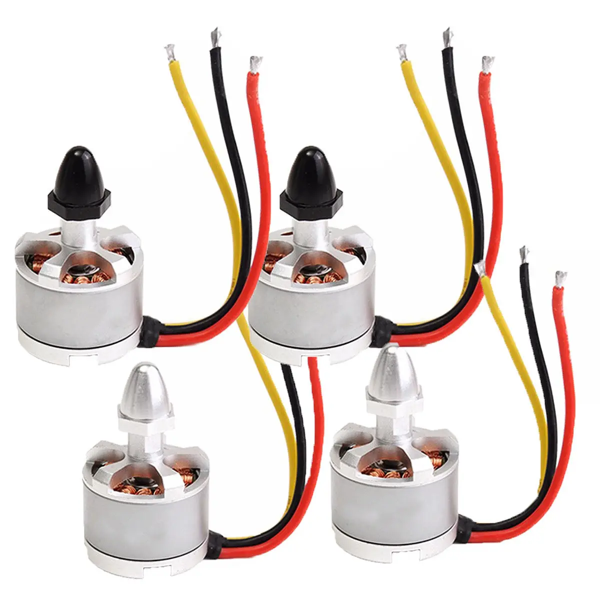 

4pcs 2212 920KV Brushless Motors CW CCW for DJI Phantom F330 F450 F550 X525 Cheerson CX-20 Camera Drone Black Sliver Motors Set