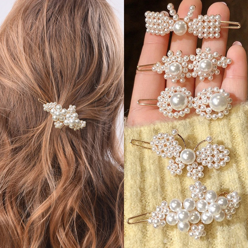 Vintage Women Hair Clip Butterfly Girl Hairpin Elegant Alloy Flower Hair Accessories Jewelry Bow Pearl Jewelry Fashion Barrettes
Vintage Women Hair Clip Butterfly Girl Hairpin Elegant Alloy Flower Hair Accessories Jewelry Bow Pearl Jewelry Fashion Barrettes