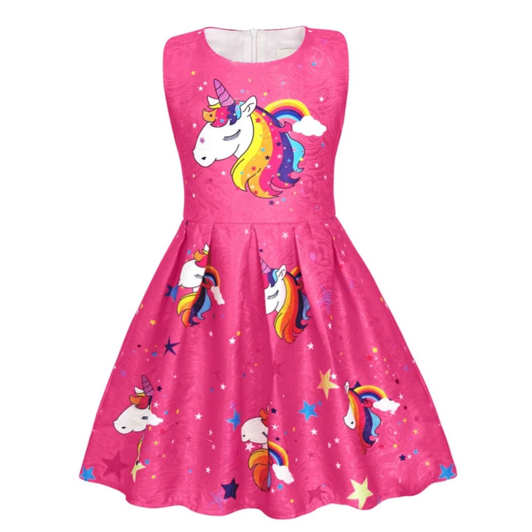 AmzBarley Little Girls Rainbow Unicorn Dress Kids Star Sleeveless Casual Dress For Cosplay Birthday Dress Up Party Clothes
AmzBarley Little Girls Rainbow Unicorn Dress Kids Star Sleeveless Casual Dress For Cosplay Birthday Dress Up Party Clothes