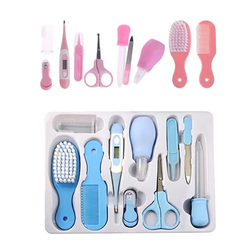 Multiuse 10 pcs/Set Portable Baby Health Care Set Grooming Thermometer Feeding Device Cutter Nail Newborn Tool Kit For Baby Kids
Multiuse 10 pcs/Set Portable Baby Health Care Set Grooming Thermometer Feeding Device Cutter Nail Newborn Tool Kit For Baby Kids