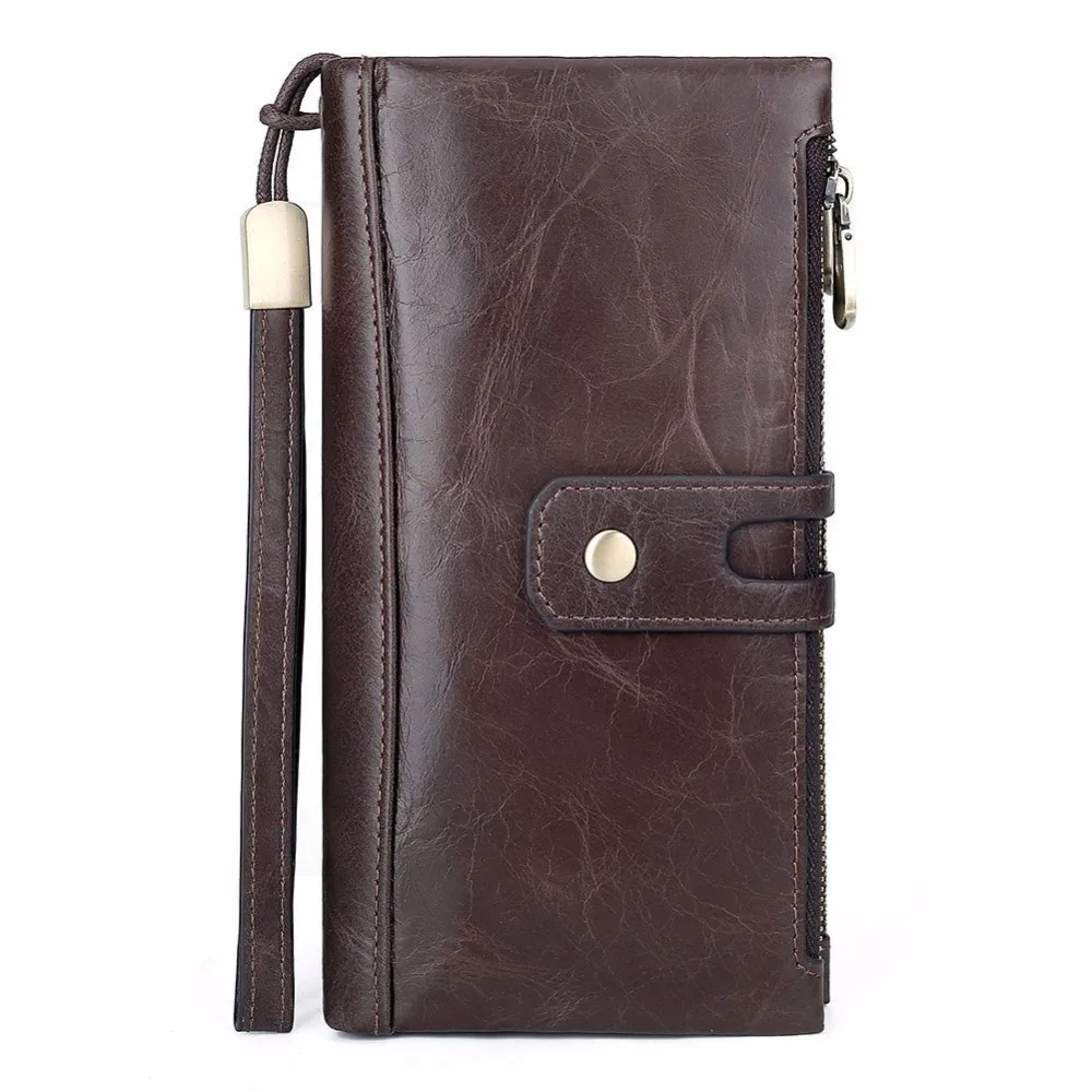 Retro Man Long Wallet Genuine Leather Vintage Wallet Female Purse Men Walet Portomonee Rfid Purse Luxury Brand Money Bag
Retro Man Long Wallet Genuine Leather Vintage Wallet Female Purse Men Walet Portomonee Rfid Purse Luxury Brand Money Bag